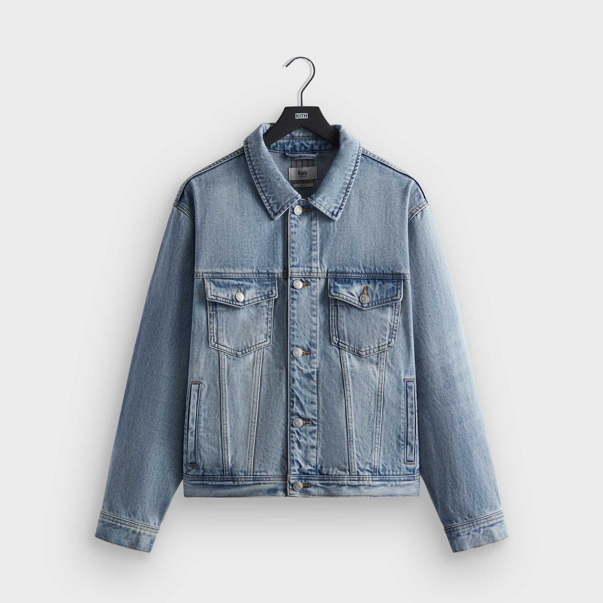 Kith Centre Denim Jacket in Light Indigo