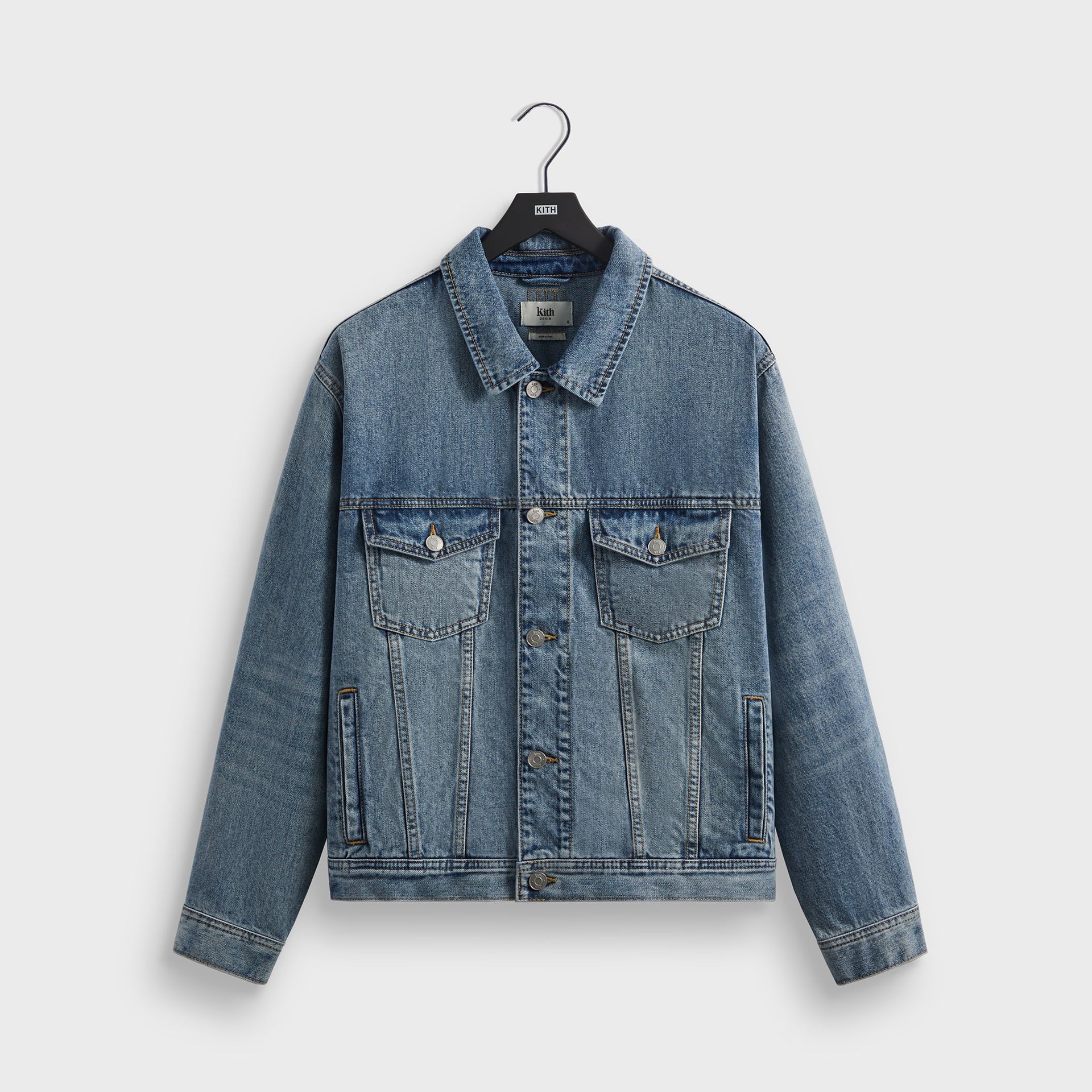 Kith Centre Denim Jacket in Dark Indigo