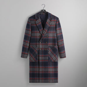 Kith for Bergdorf Goodman Plaid Double Breasted Royce Coat ...