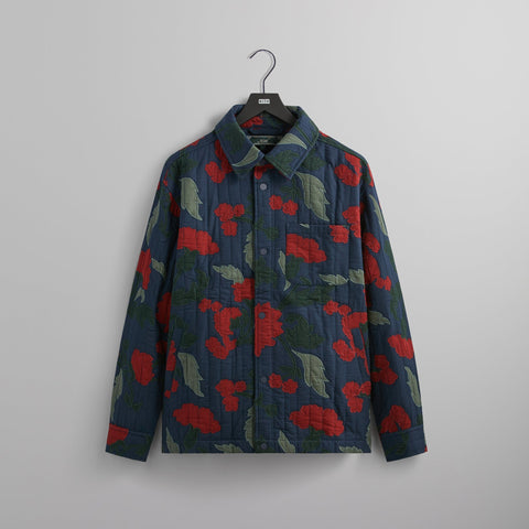 Kith Patchwork Brixton Puffed Shirt Jacket - Nocturnal