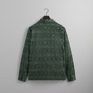 Kith Fils Coupe Check L/S Boxy Collared Overshirt - Stadium