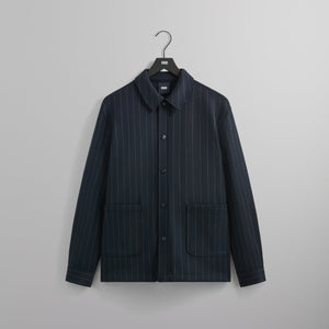 Kith Double Weave Boxy Collared Overshirt - Nocturnal