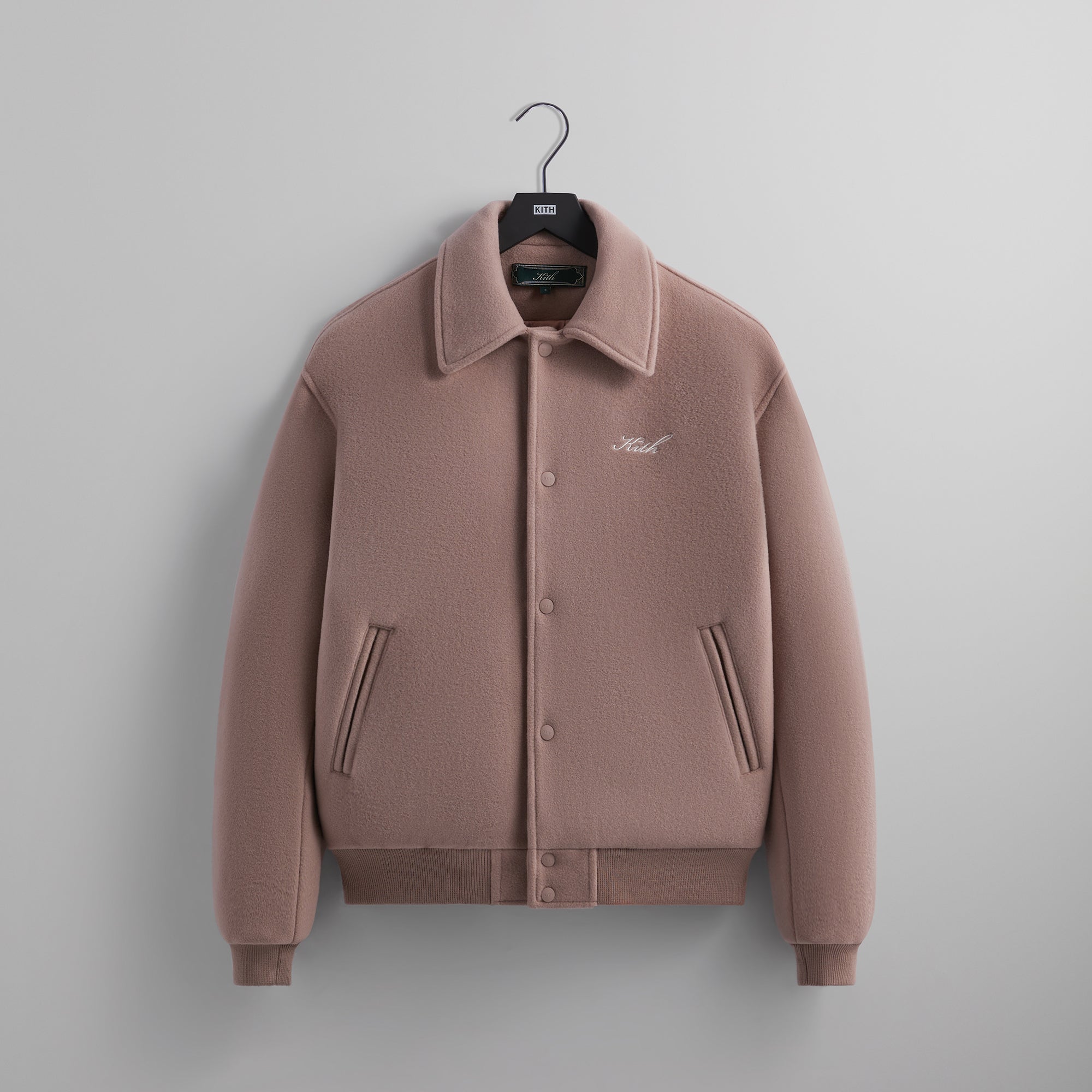 Kith Wool Coaches Jacket - Rose – Kith Europe