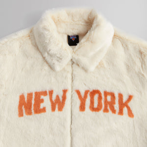 Kith for the New York Knicks Faux Fur Coaches Jacket - Silk – Kith ...