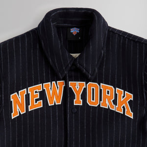 Kith for the New York Knicks Wool Collared Coaches Jacket - Nocturnal