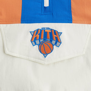 Kith for the New York Knicks Quarter Zip Anorak - Silk