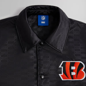 Kith x NFL Bengals Satin Bomber Jacket Black