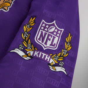 Purple Minnesota Vikings Field Goal Bomber Jacket