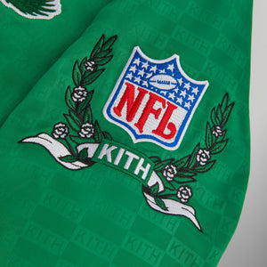 Kith for the NFL: Seahawks Satin Bomber Jacket - Merriam – Kith Europe