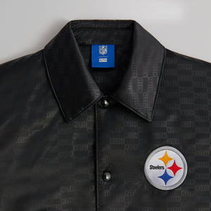 NFL Pittsburgh Steelers Football Wool Blend Varsity Patch Jacket SZ L Mens  NICE