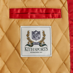 Kith for the NFL: 49ers Satin Bomber Jacket - Dalle – Kith Europe