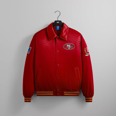 49ers women's satin jacket