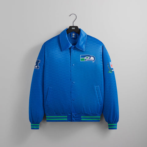 Kith for the NFL: Seahawks Satin Bomber Jacket - Merriam – Kith Europe