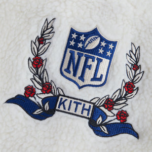 Kith for the NFL: Giants Nylon Mock Neck Quarter Zip - Current – Kith Europe