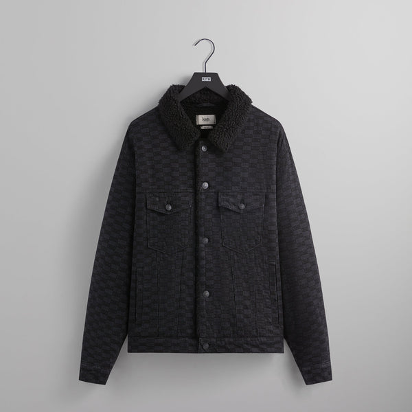 Kith Sherpa Lined Centre Jacket - Black – Kith Europe