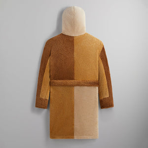 Kithmas Color-Blocked Robe - Chestnut