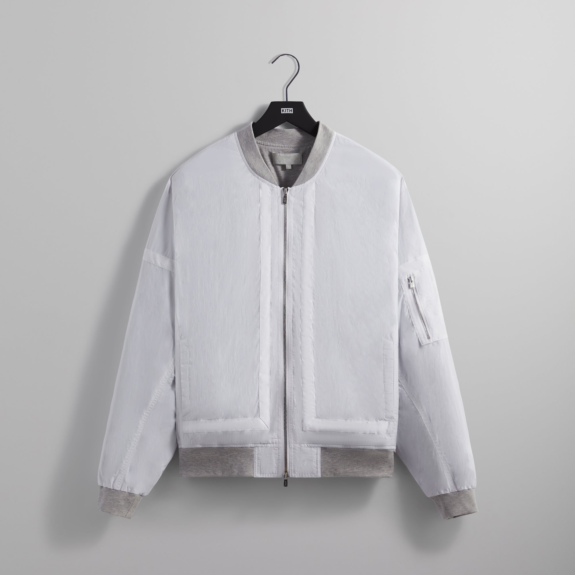 Kith Nylon Silas Bomber Jacket - White – Kith Europe