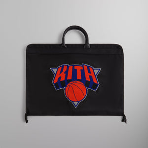 Kith & Jeff Hamilton for the New York Knicks Leather Varsity Jacket - Black