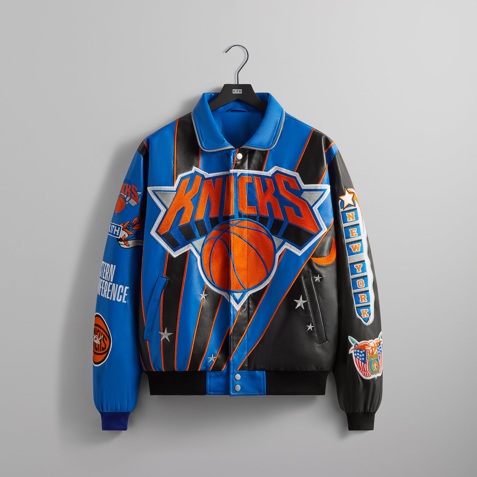 Kith & Jeff Hamilton for the New York Knicks Leather Varsity 