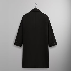 &Kin Tropical Wool Marcus Overcoat - Black