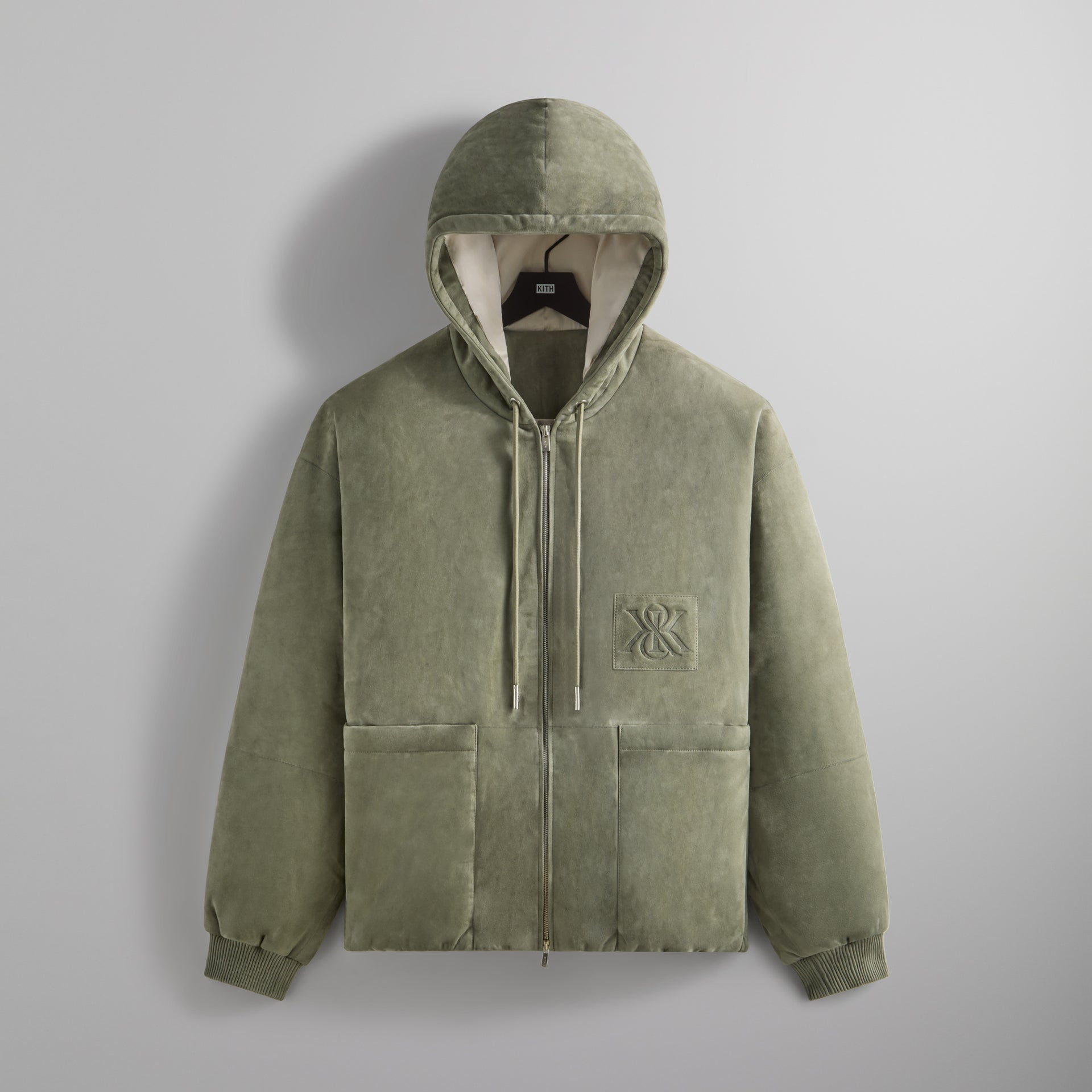 Kith Puffed Suede Jaysen Hoodie - Region