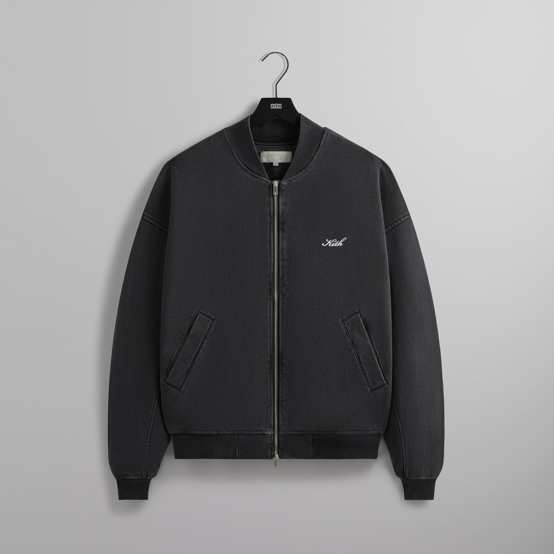 Kith Fleece Avery Bomber Jacket - Black