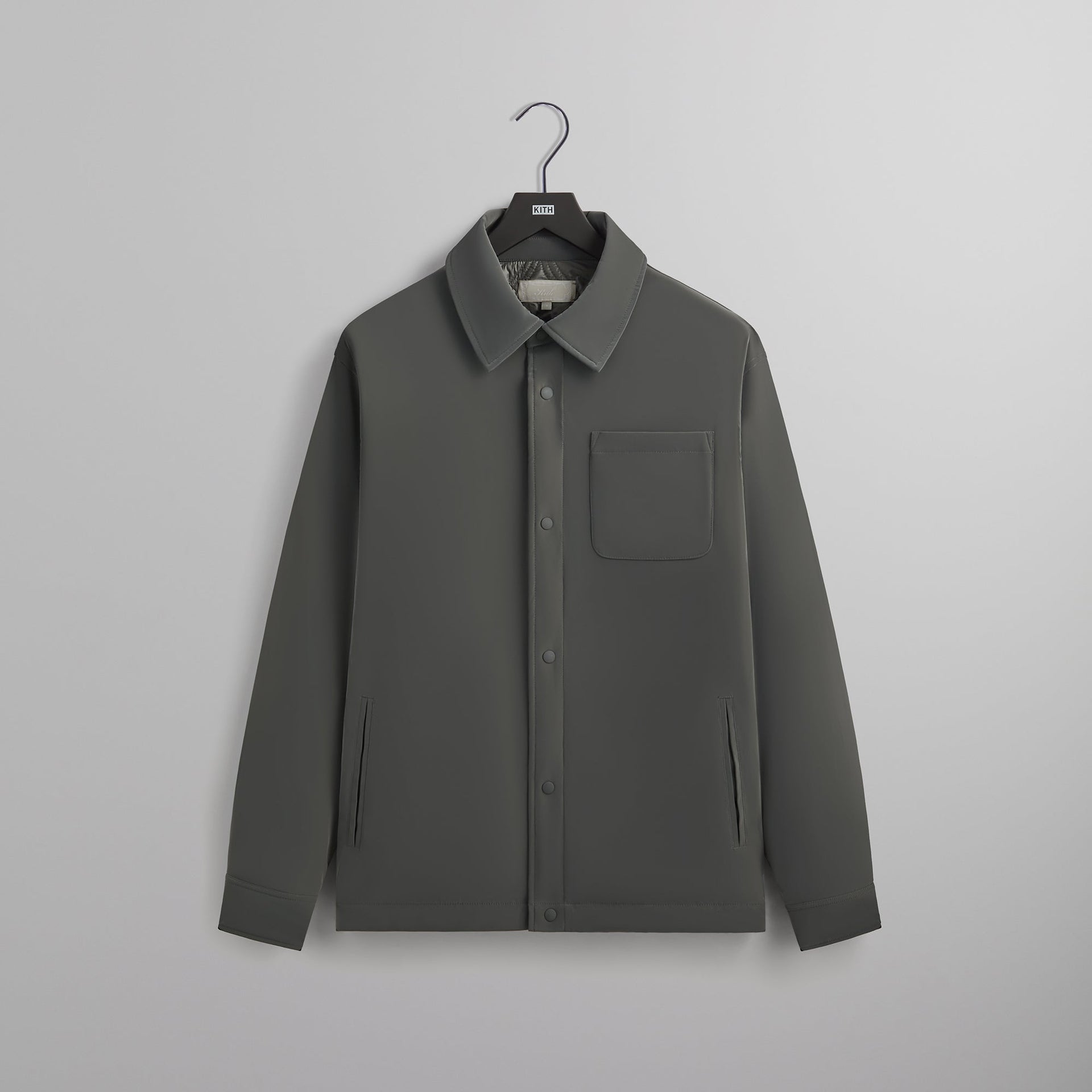 Kith Sueded Tech Brixton Puffed Shirt Jacket - Machine