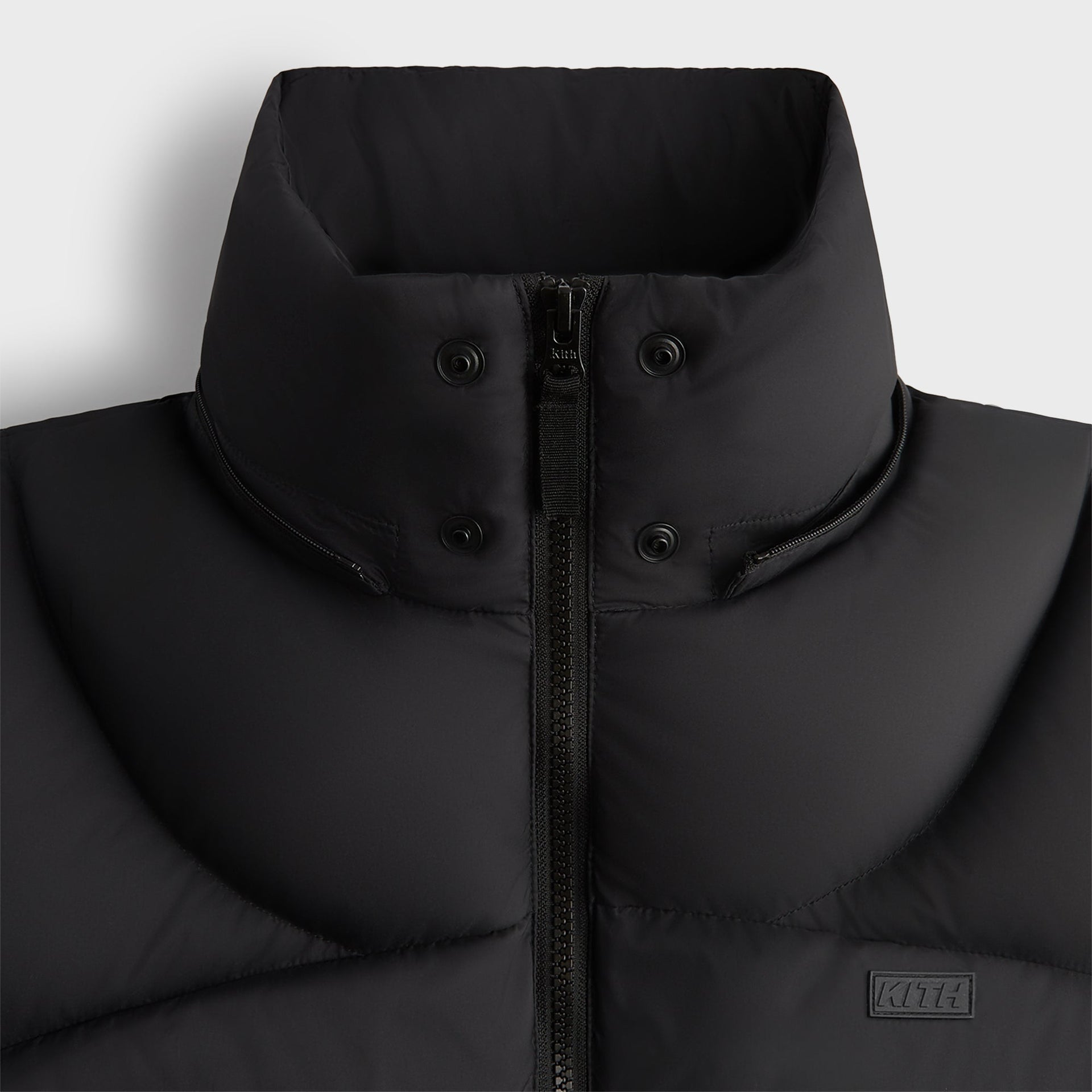 Kith Matte Stretch Taffeta Corey Puffer - Black