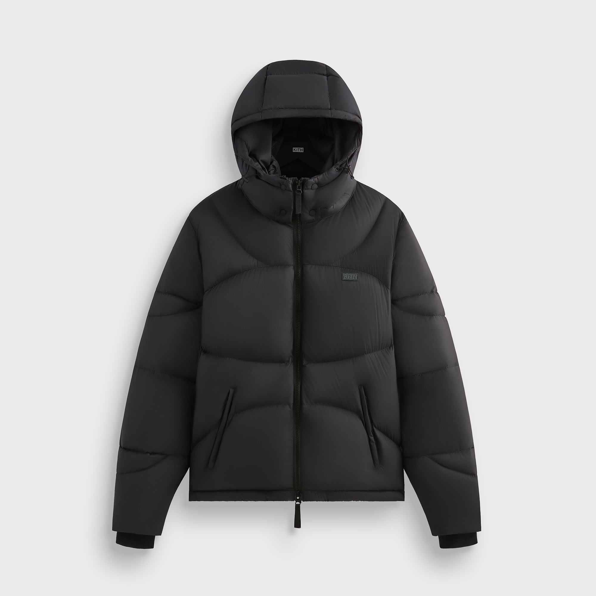 Kith Matte Stretch Taffeta Corey Puffer - Black – Kith Europe