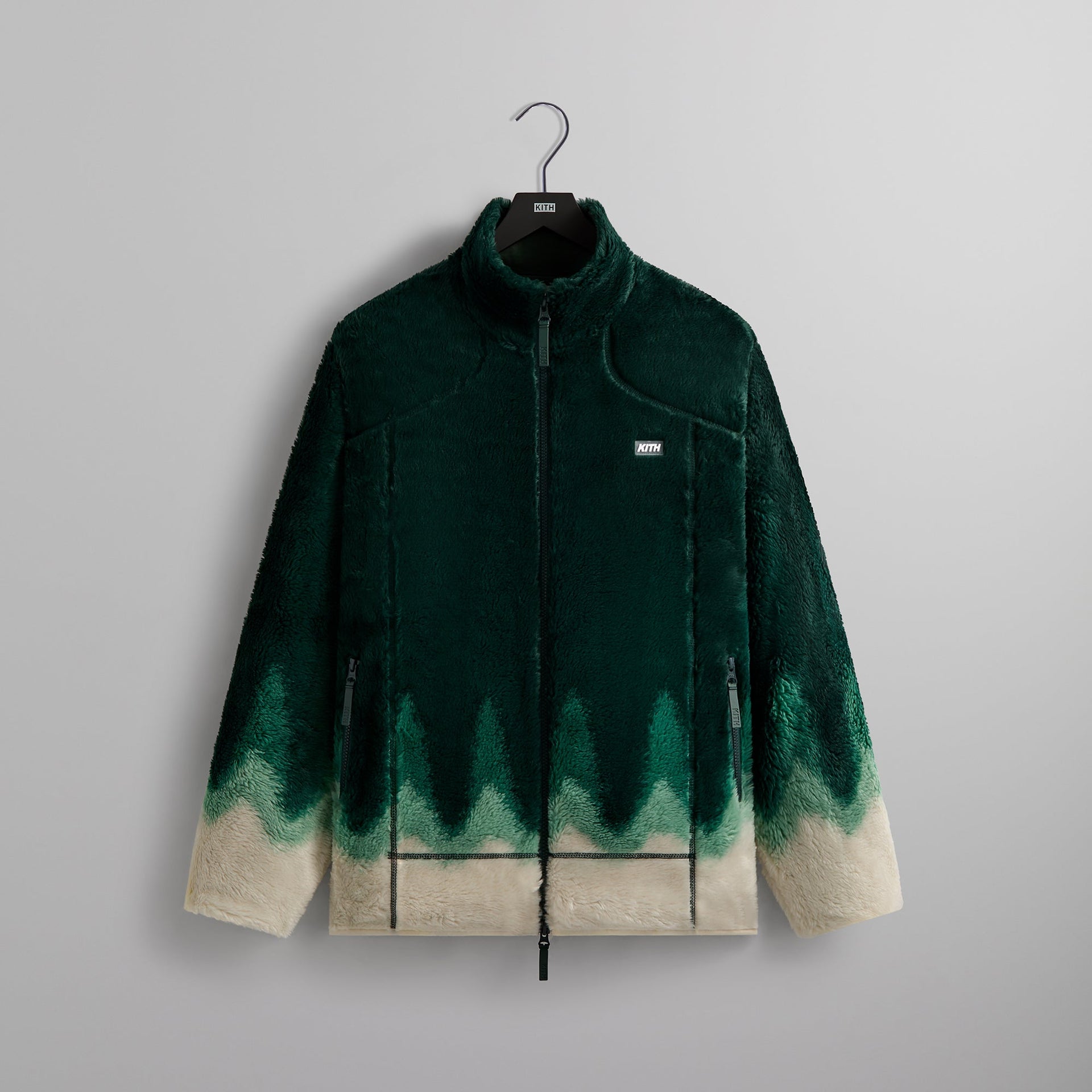 Kith Ombre Wave Harper Vintage Sherpa Full Zip - Chronicle PH