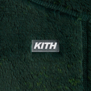 Kith Hazy Script Harper Vintage Sherpa Full Zip Jacket - Stadium PH