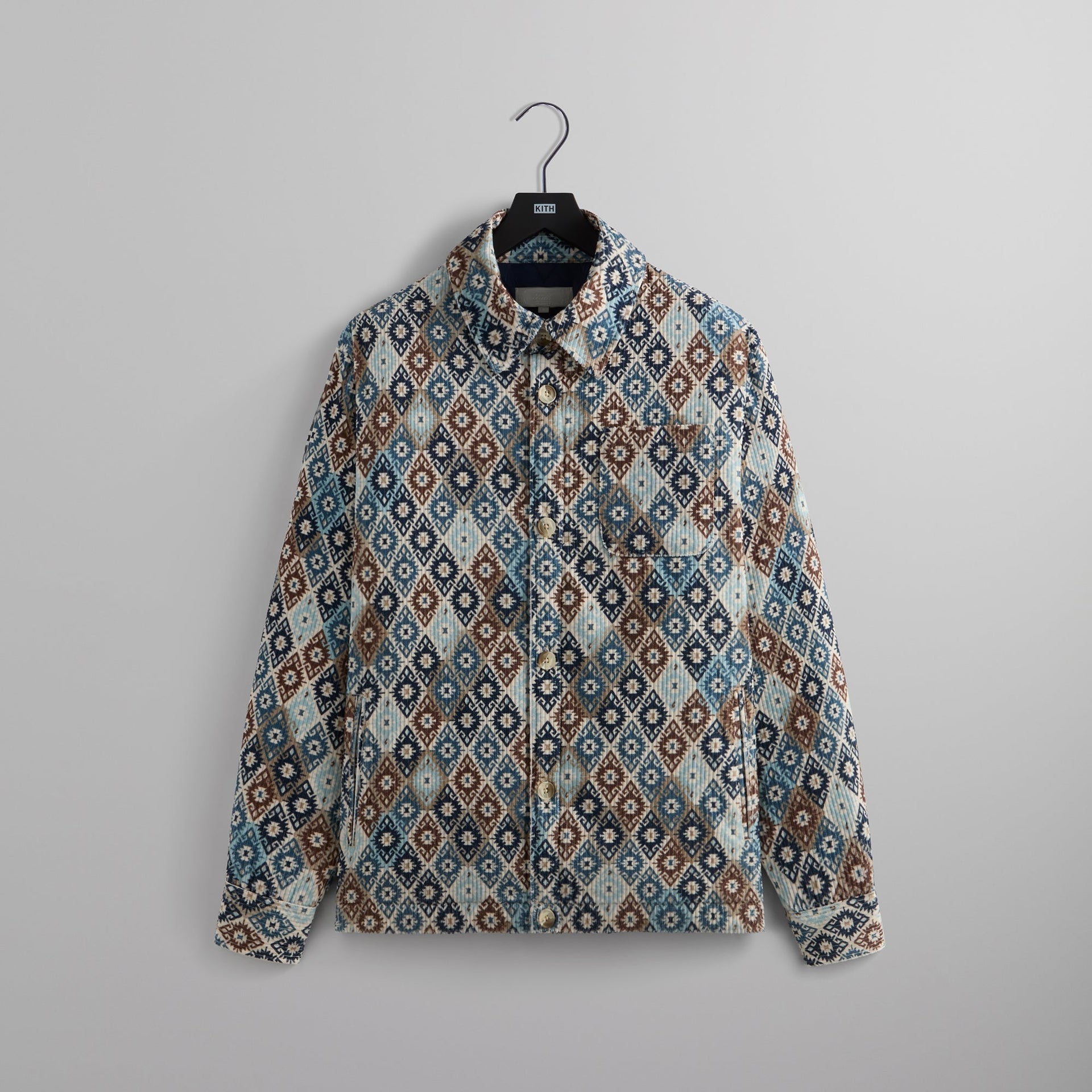 Kith Kilim Mosaic Brixton Puffed Shirt Jacket - Muslin PH