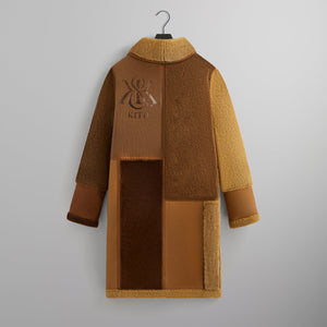 Kith Shearling Patchwork Becker Coat - Mesa