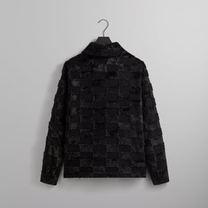 Kith Lloyd Faux Fur Coaches Jacket - Black PH