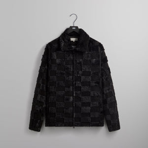 Kith Lloyd Faux Fur Coaches Jacket - Black