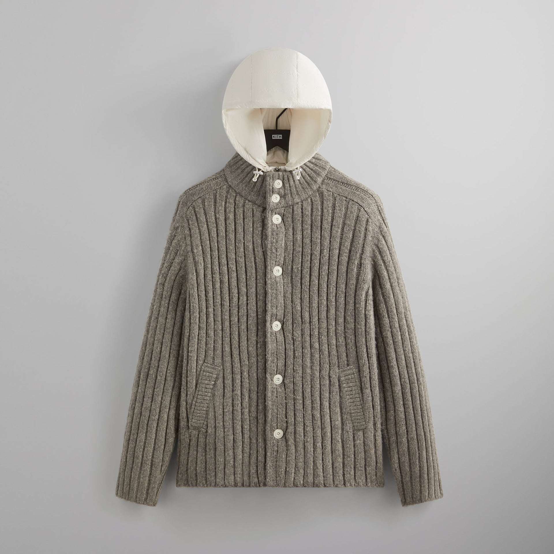 &Kin Knit Alvaro Jacket With Liner - Medium Heather Grey PH