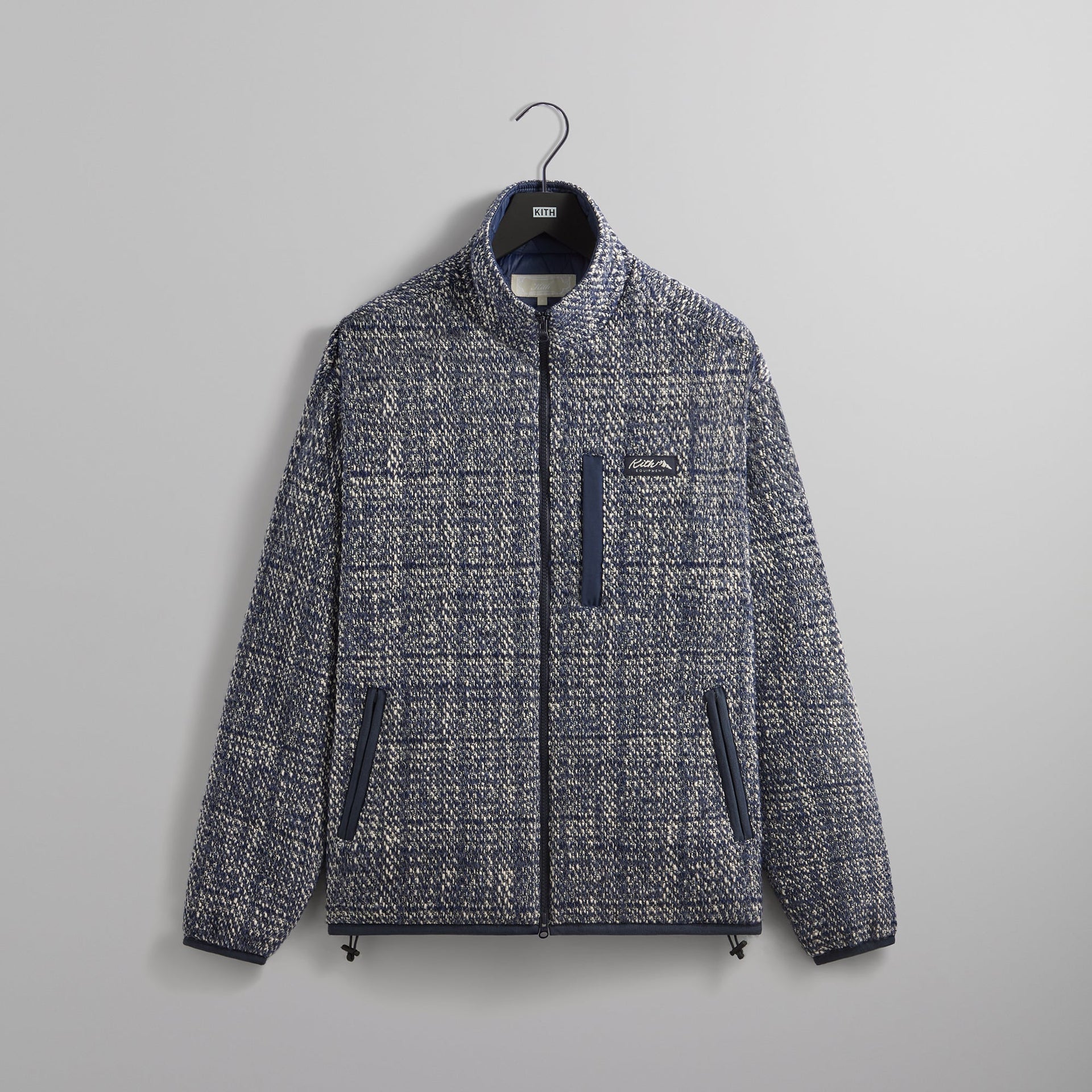 Kith Textured Tweed Claremont Full Zip - Cave PH