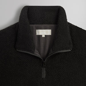 Kith Tweed Eric Quarter Zip Pullover - Black PH