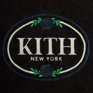 Kith Tweed Eric Quarter Zip Pullover - Black PH