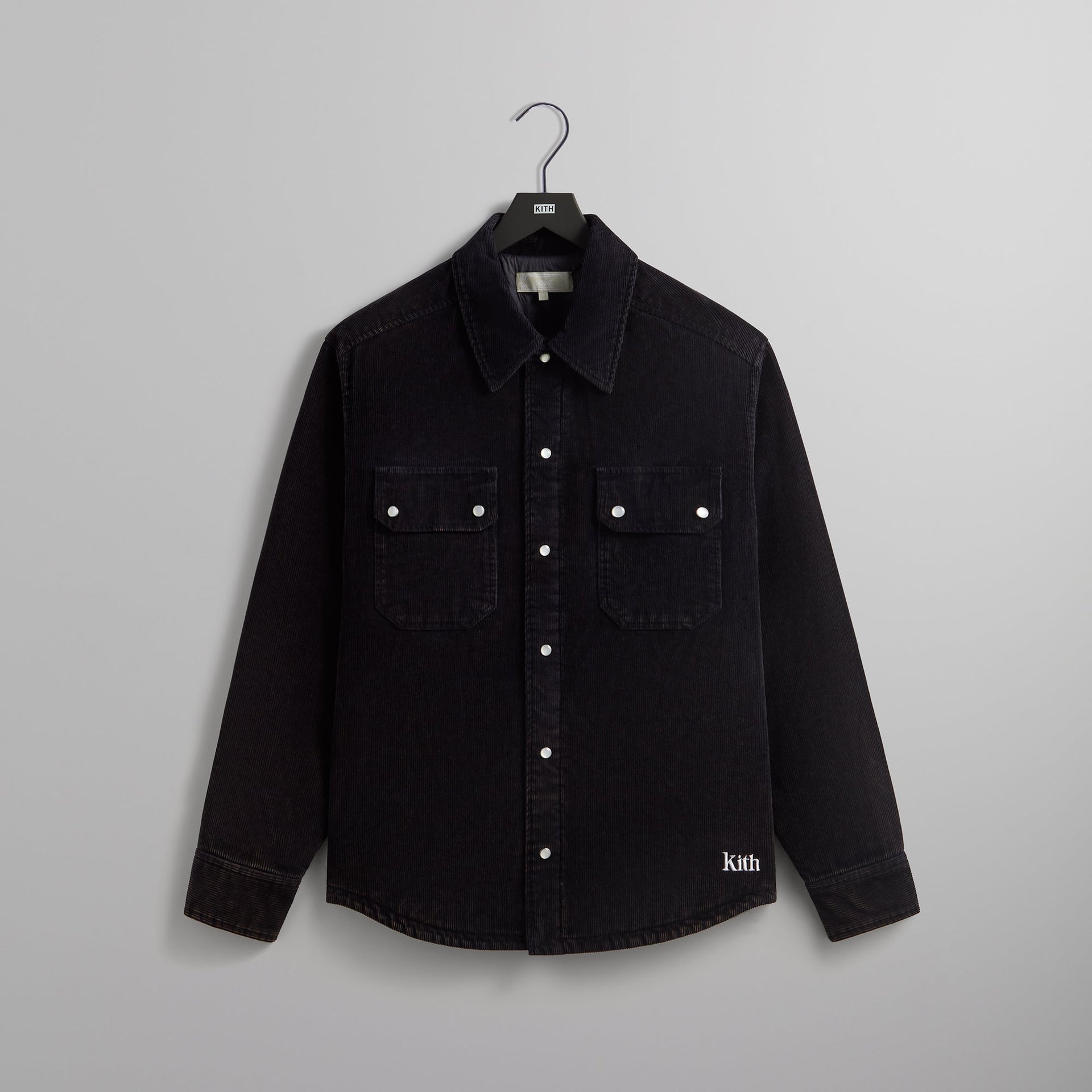 Kith Washed Corduroy Puffed Rowan Jacket - Ink PH