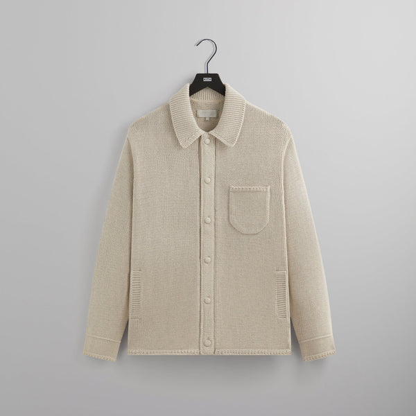 Kith Chunky Knit Ginza Cardigan - Sandy Heather – Kith Europe