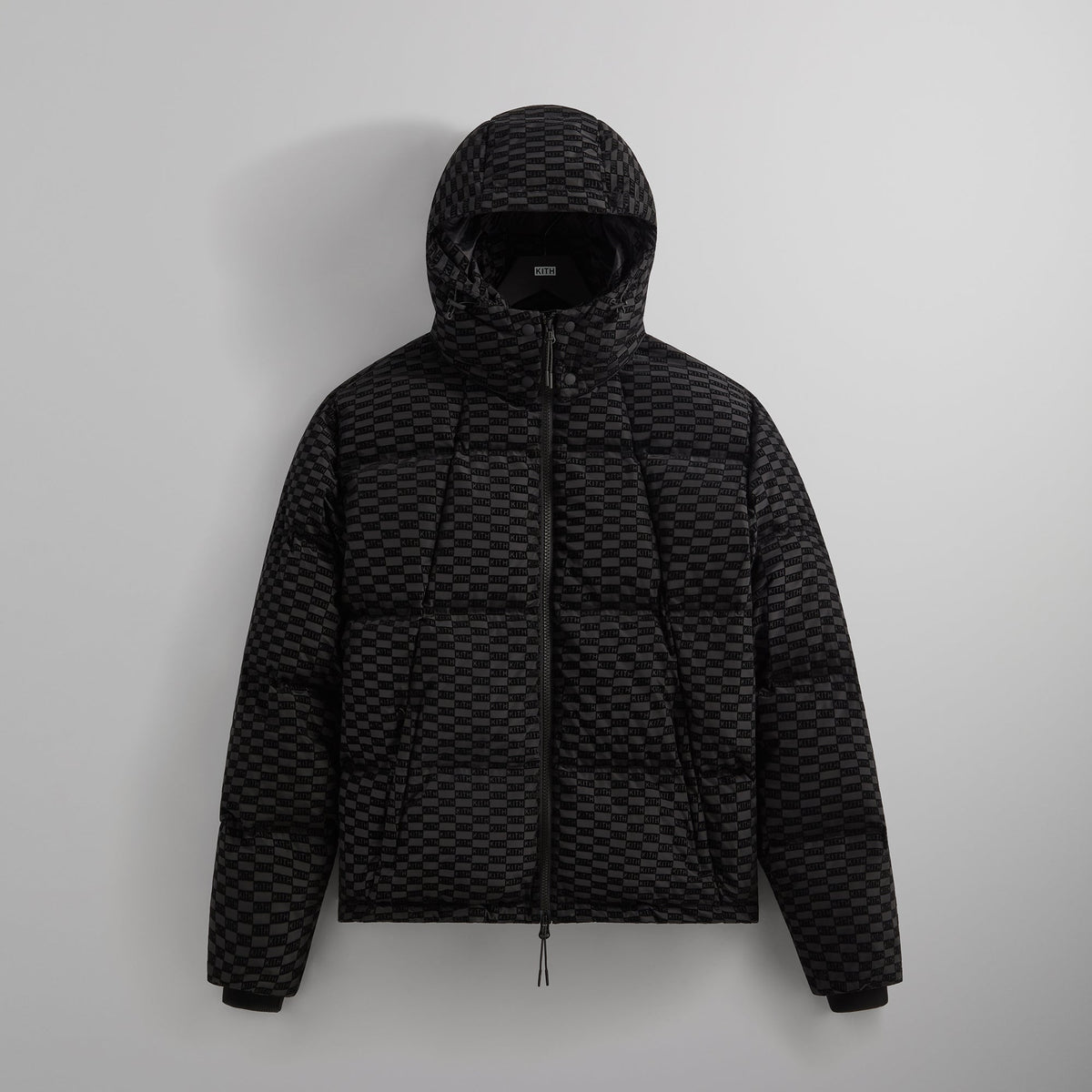 Kith Monogram Midi Puffer - Black – Kith Europe