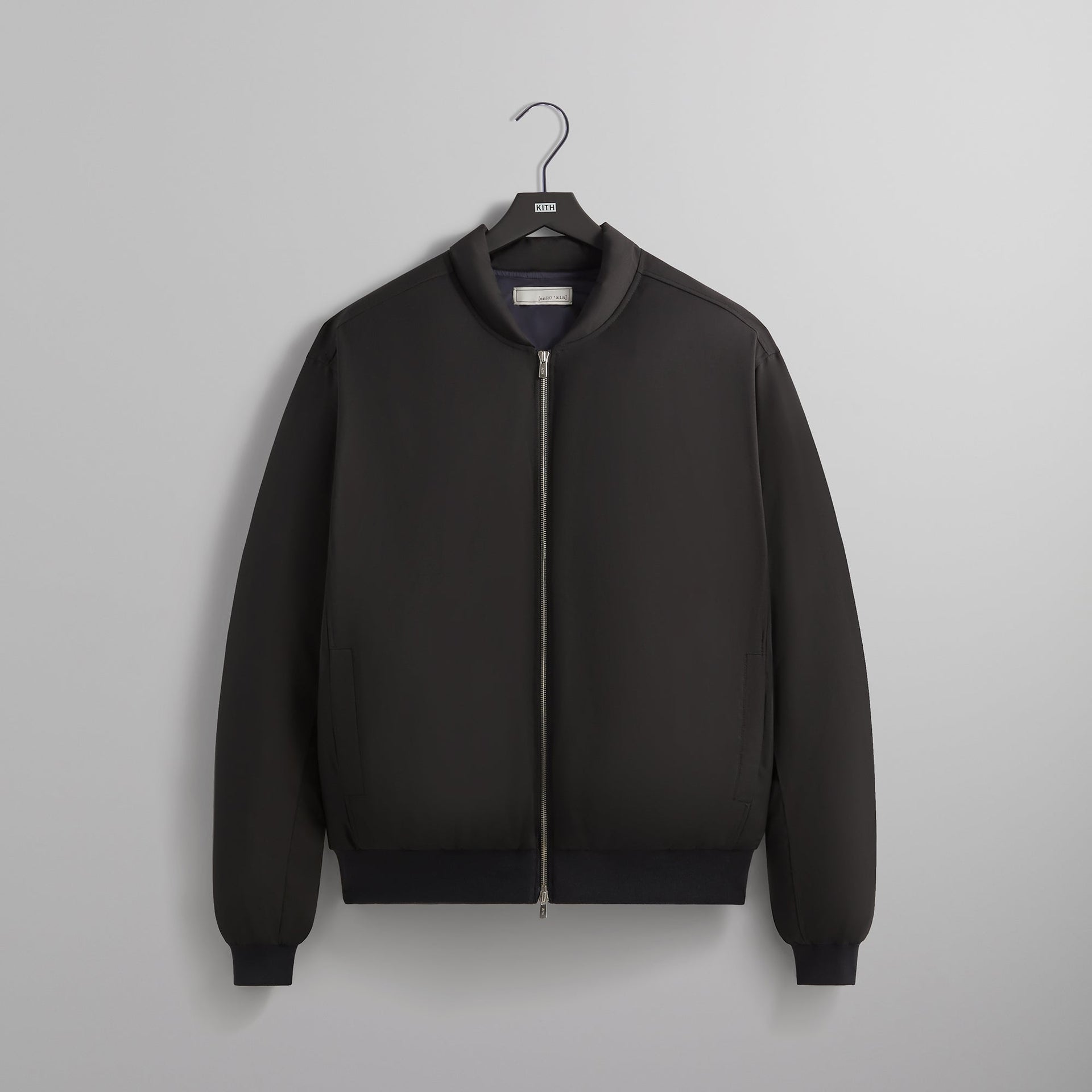 &Kin Liam Puffed Bomber Jacket - Black