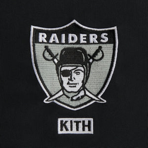 Kith & '47 for the NFL: Raiders Quarter Zip Anorak With Hood - Black PH