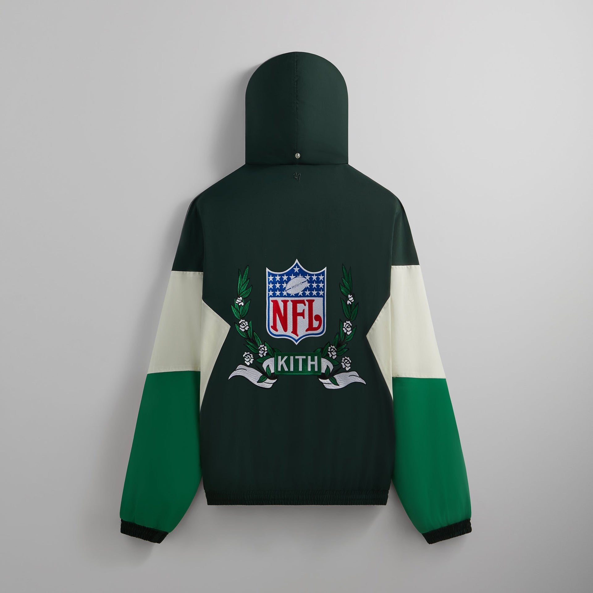 Kith & '47 for the NFL: Eagles Quarter Zip Anorak With Hood - Stadium