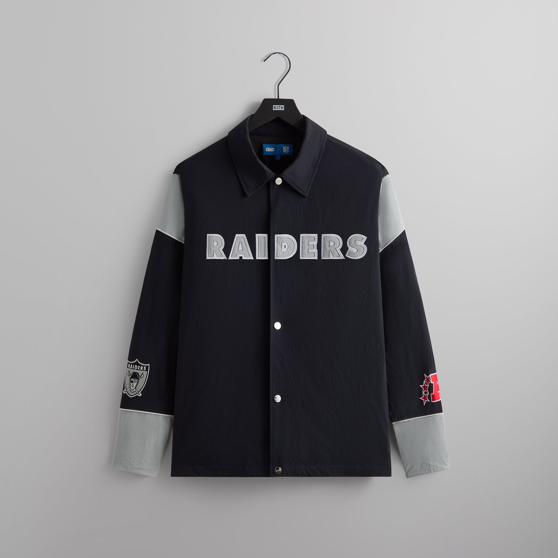 Kith & '47 for the NFL: Raiders Kieran Coaches Jacket - Black PH