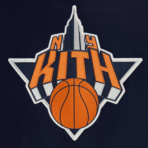 Kith for the New York Knicks Empire Wool Coaches Jacket - Nocturnal