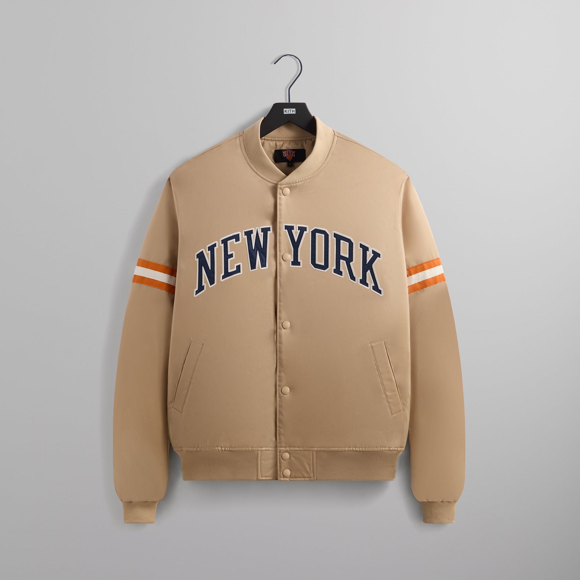 Kith for the New York Knicks Wings Satin Bomber Jacket - Stock PH