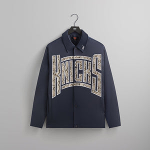 Kith for the New York Knicks Snap Front Coaches Jacket - Nocturnal PH