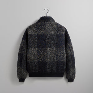 &Kin Boucle Check Hawthorne Flight Jacket - Vista PH